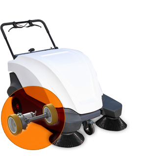Ride-on sweepers